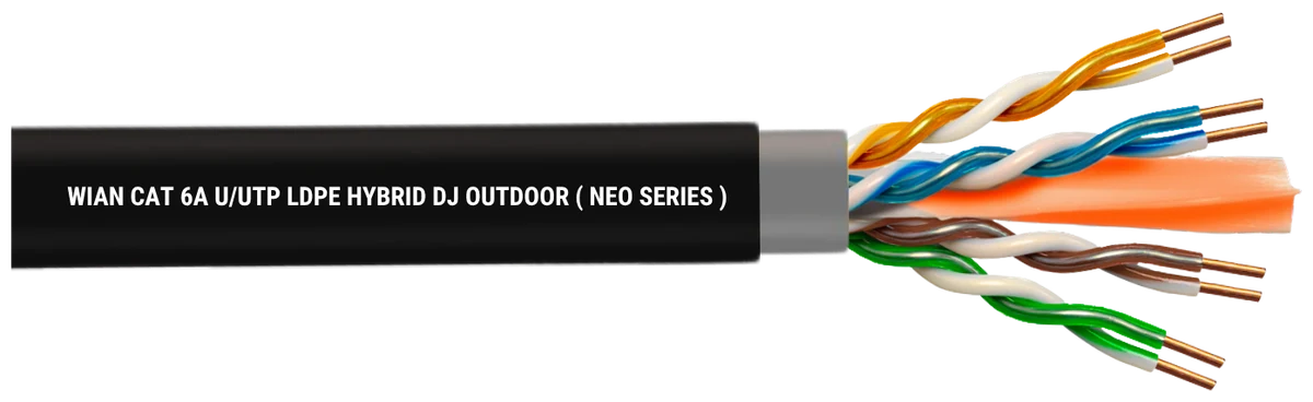 WIAN CAT6A U/UTP Outdoor — WC-2168K-NEO-305